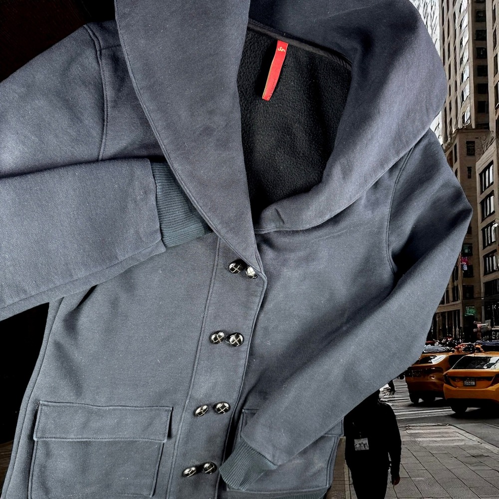 Sameunderneath Jacket Women L‎ Shawl Black Street Career Work Organic Coat